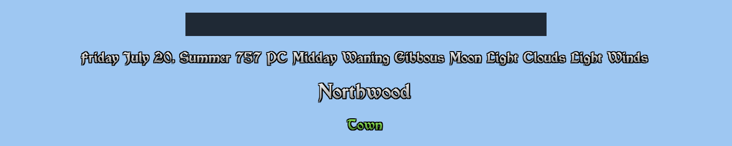 Compass text lines with a black outline and white to gray shading over a light blue background