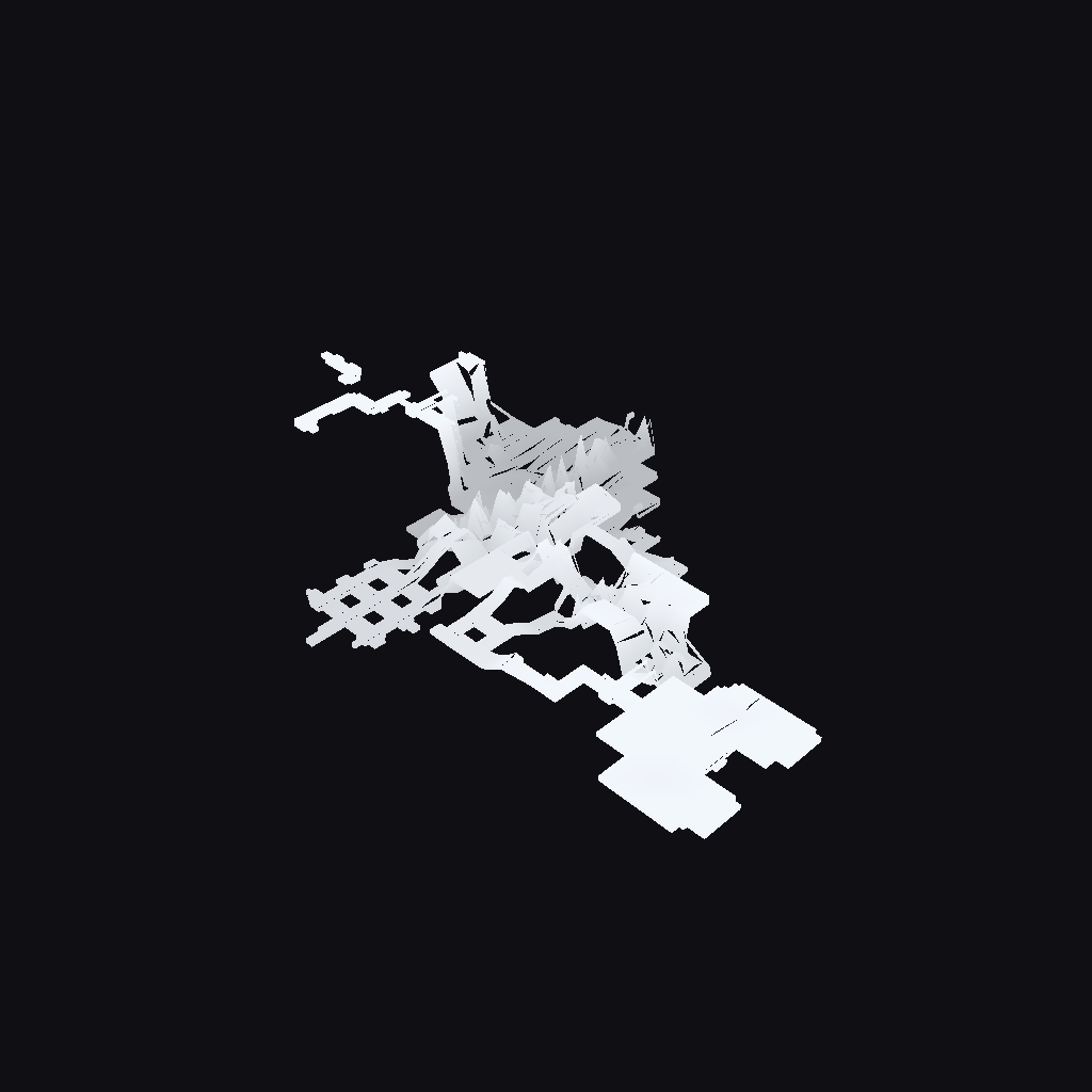 Baked 3D map model of the Owl's Head Sewers