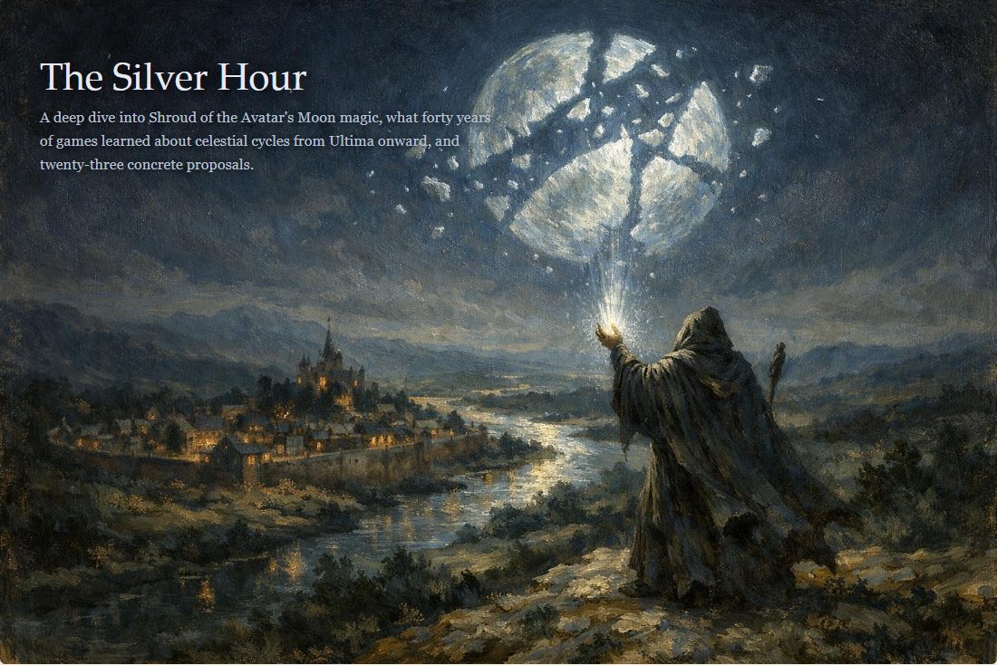 The Silver Hour hero painting