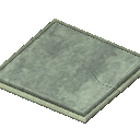 A stone pressure plate seen from above at an angle