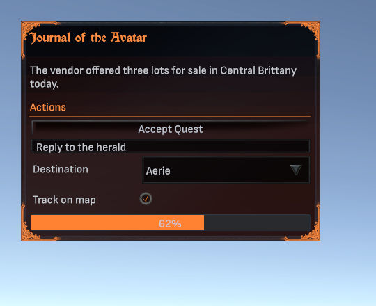 A demo window in the Obsidian theme with engraved molten-orange flourish ornaments in all four corners